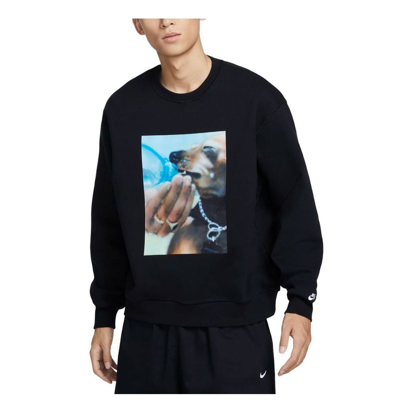 Sweatshirt Nike SB Skate Crewneck Fleece Sweatshirt Svart | HQ3038-010