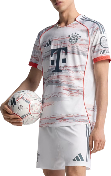 Jersey adidas Performance FC Bayern 25/26 Authentic Away Jersey Vit | JJ2145, 4