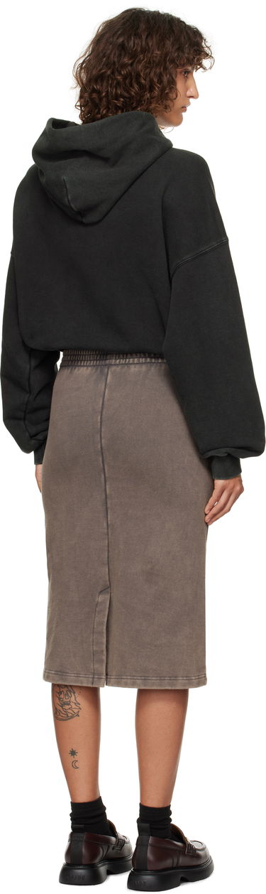 Kjol We11done We11Done Layered Hoodie Dress Brun | WD-TO3-24-851-W-BK, 2