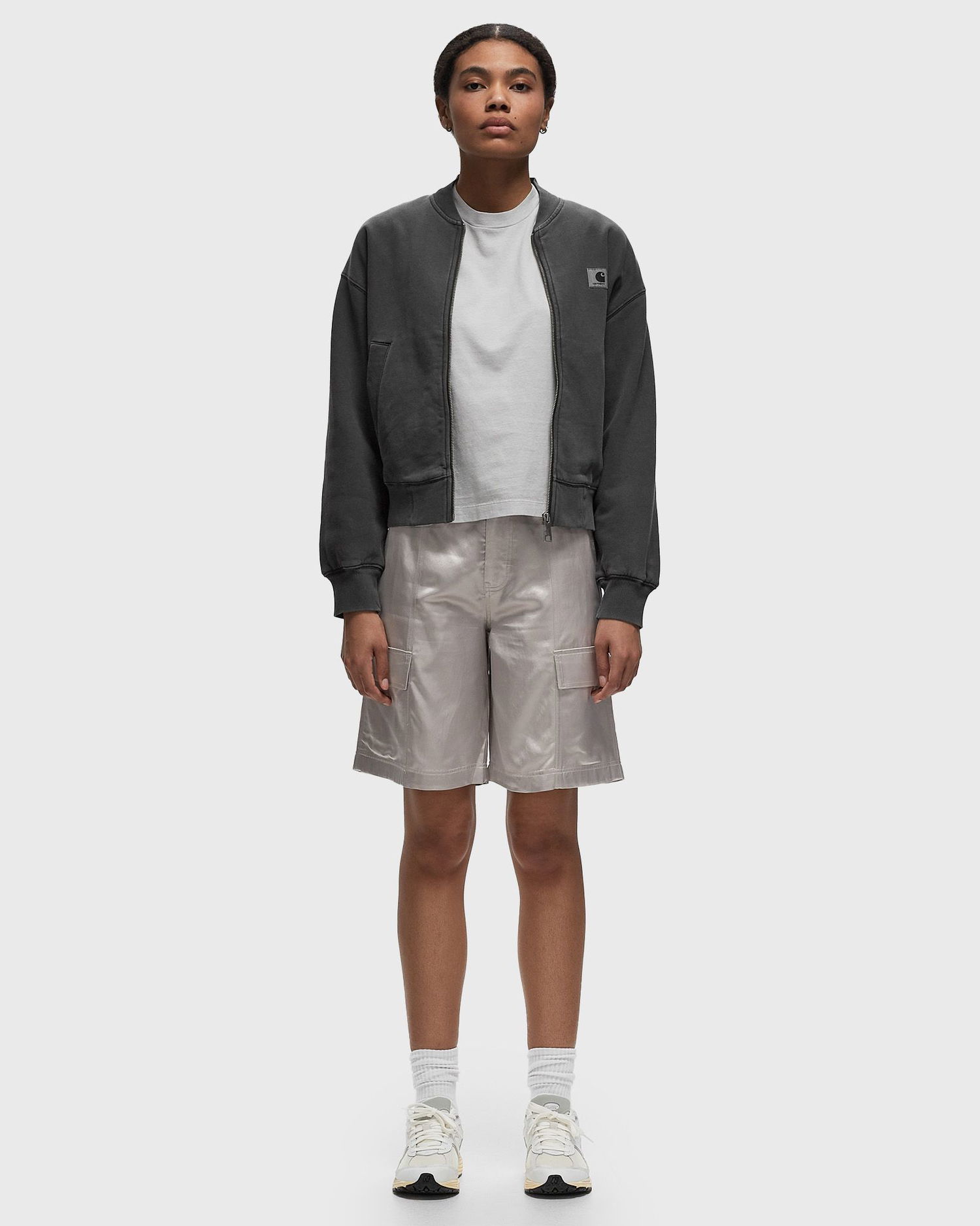 T-shirt Carhartt WIP WMNS S/S Nelson Tee Grå | I033051-1YE.GD, 1