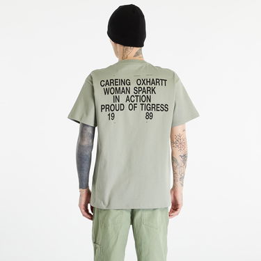 T-shirt Carhartt WIP Fold-In Short Sleeve Tee UNISEX Yucca Grön | I031781.1CTXX, 6