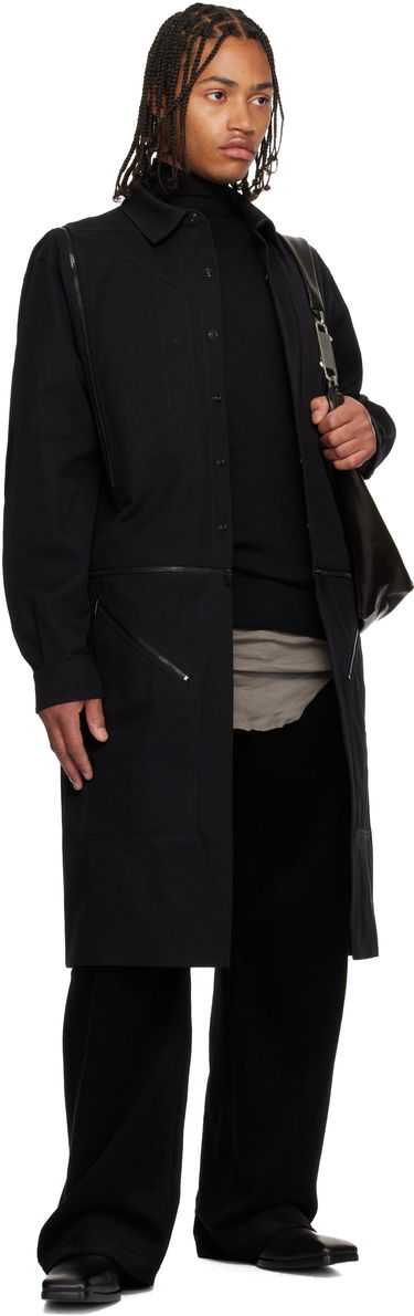 Byxor Rick Owens Corduroy Concordians Geth Trousers Svart | RU02E1333 MLC9, 3