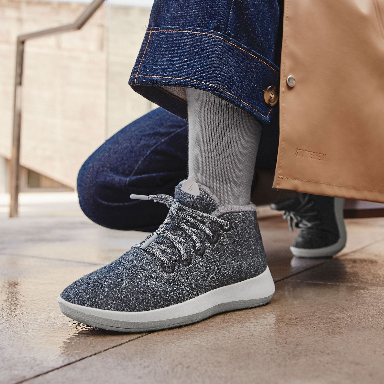 Sneakers och skor Allbirds Wool Runner-up Mizzles Mörkblå | 6712397496400, 1