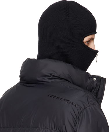 Mössa Courrèges Courrèges Zipped Wool Balaclava Svart | 324MCP008FI0036, 2