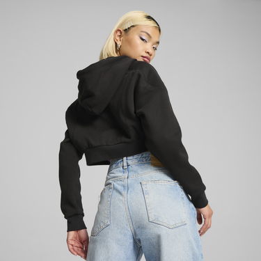 Sweatshirt Puma The Fast Race Cropped Hoodie Svart | 626650_01, 3