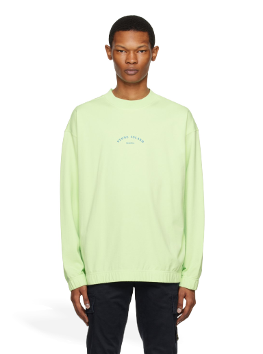 Sweater Stone Island Garment-Dyed Grön | 7815652X2