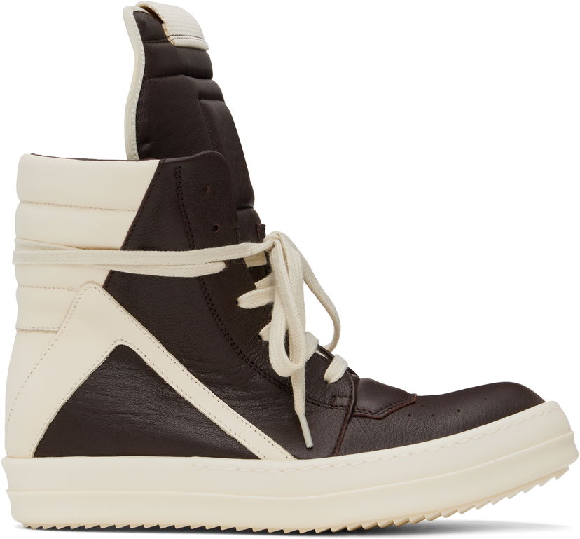 Sneakers och skor Rick Owens Rick Owens Hollywood Geobasket Brun | RP01E7894 LGYLCO