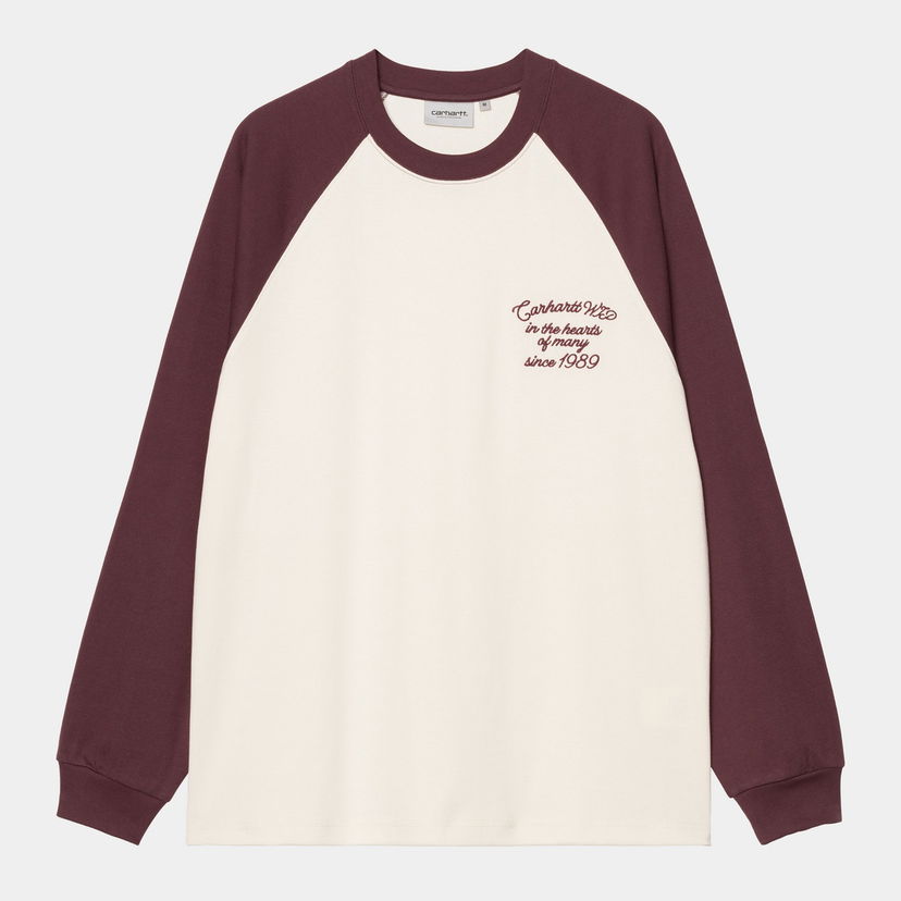 T-shirt Carhartt WIP Carhartt WIP Alston Long Sleeve T-Shirt Vit | I035444_18