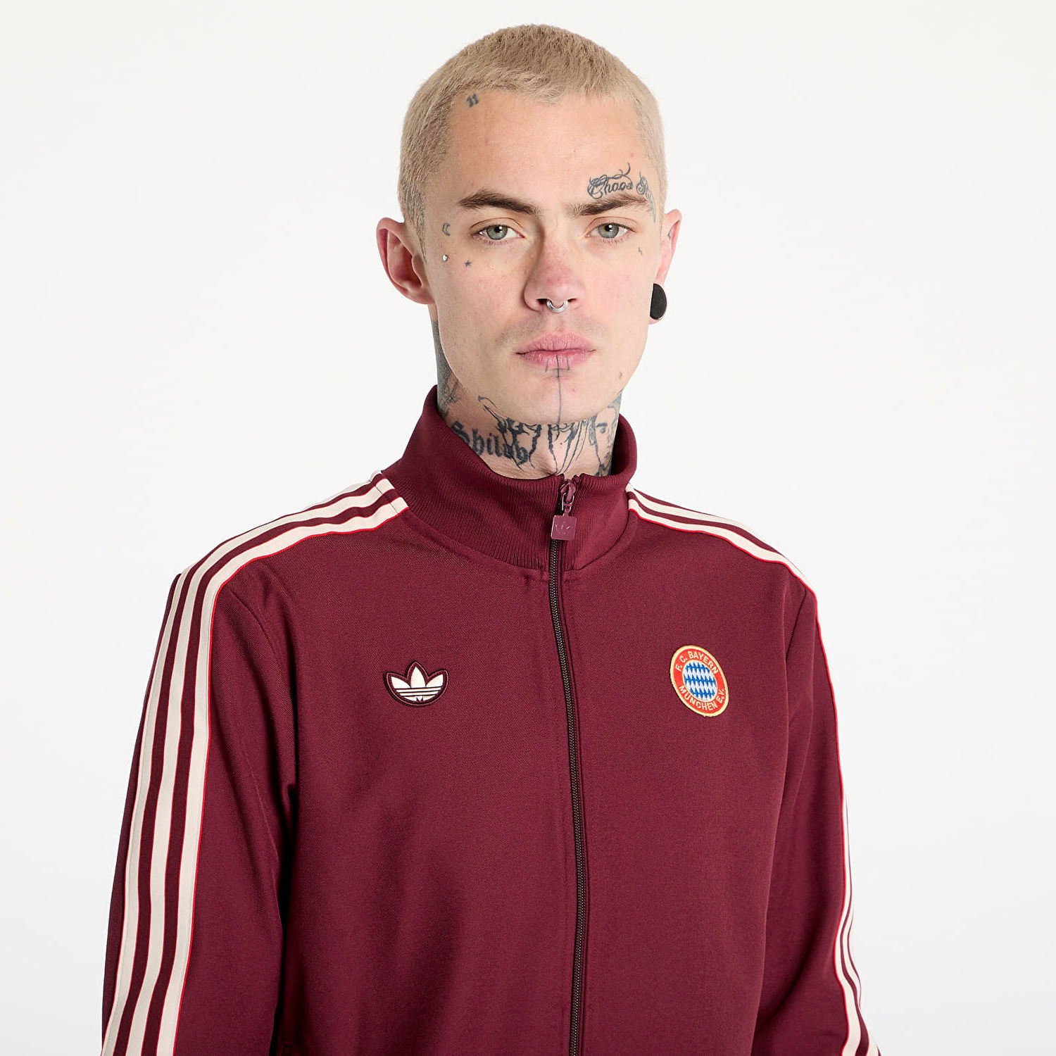 Träningsoverall adidas Originals FC Bayern Muenchen Icon Track Top Bourgogne | JF0582, 1