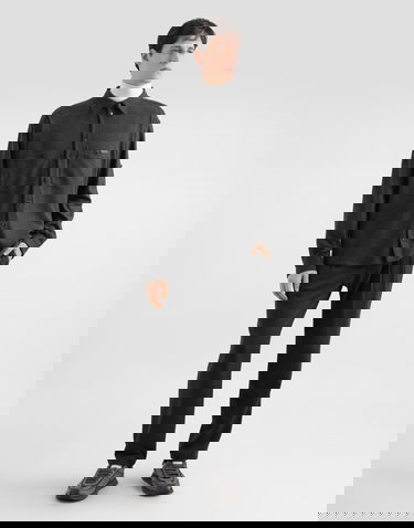 Skjorta Dolce & Gabbana Dolce & Gabbana Melange Wool Mat Shirt Grå | G5NI3TFURNCN0141, 1