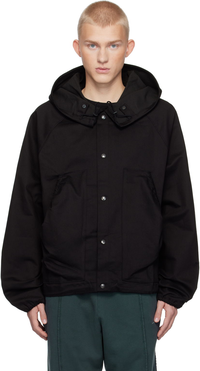Parkas AFFXWRKS Parka Shell Denim Jacket Svart | FW24OW01
