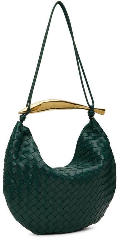 Handväska Bottega Veneta Medium Intrecciato Leather Shoulder Bag Brun | 754988 VCPP1, 2