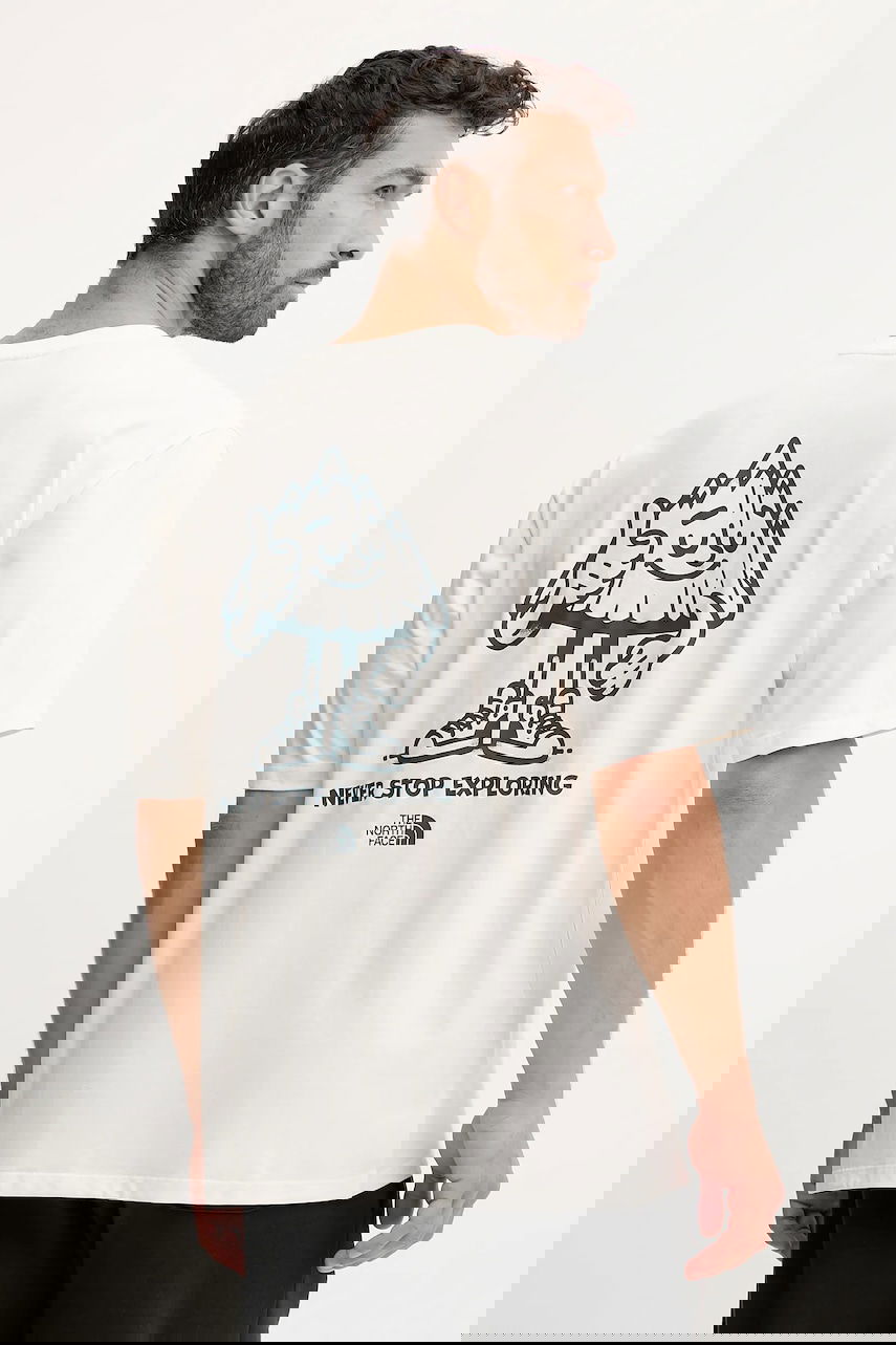 T-shirt The North Face Cotton Mountain Fun Graphic T-Shirt Vit | NF0A8F2NQLI1, 0