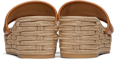 Skovård Valentino Valentino Garavani VLogo Signature Espadrille Wedge Sandals Beige | 6W0S0LY8DTW, 4