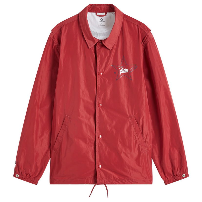 Vindjacka Converse Andover Patta Red Jacket Röd | 10028294-A01