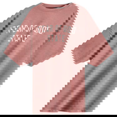 T-shirt Fear of God Heavy Crewneck T-Shirt Rosa | 125BT242006F, 1