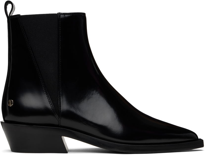 Kläder Anine Bing ANINE BING Bekah Flat Ankle Boots Svart | A-14-10196-050