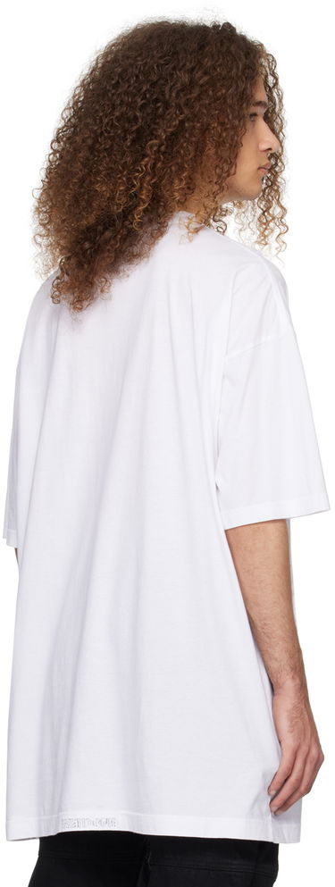 T-shirt We11done Oversized Graphic T-Shirt Vit | WD-TT0-24-810-U-WH, 2