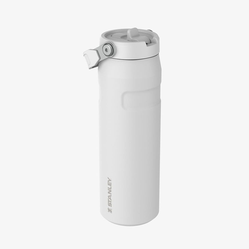 Dricksflaska Stanley IceFlow™ Flip Straw 2.0 Water Bottle 24oz / 700ml Vit | 10-11283-144