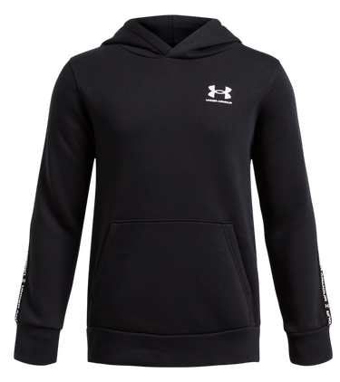 Sweatshirt Under Armour Under Armour Icon Fleece Taping Hoodie Svart | 1390293-001, 0