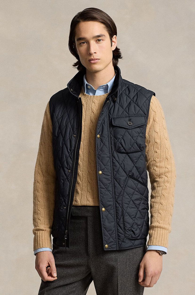 Väst Polo by Ralph Lauren Quilted Down Vest Svart | 710940375