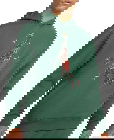 Sweatshirt Jordan Essential Graphic Fleece Hoodie Grön | dc9713-333, 0