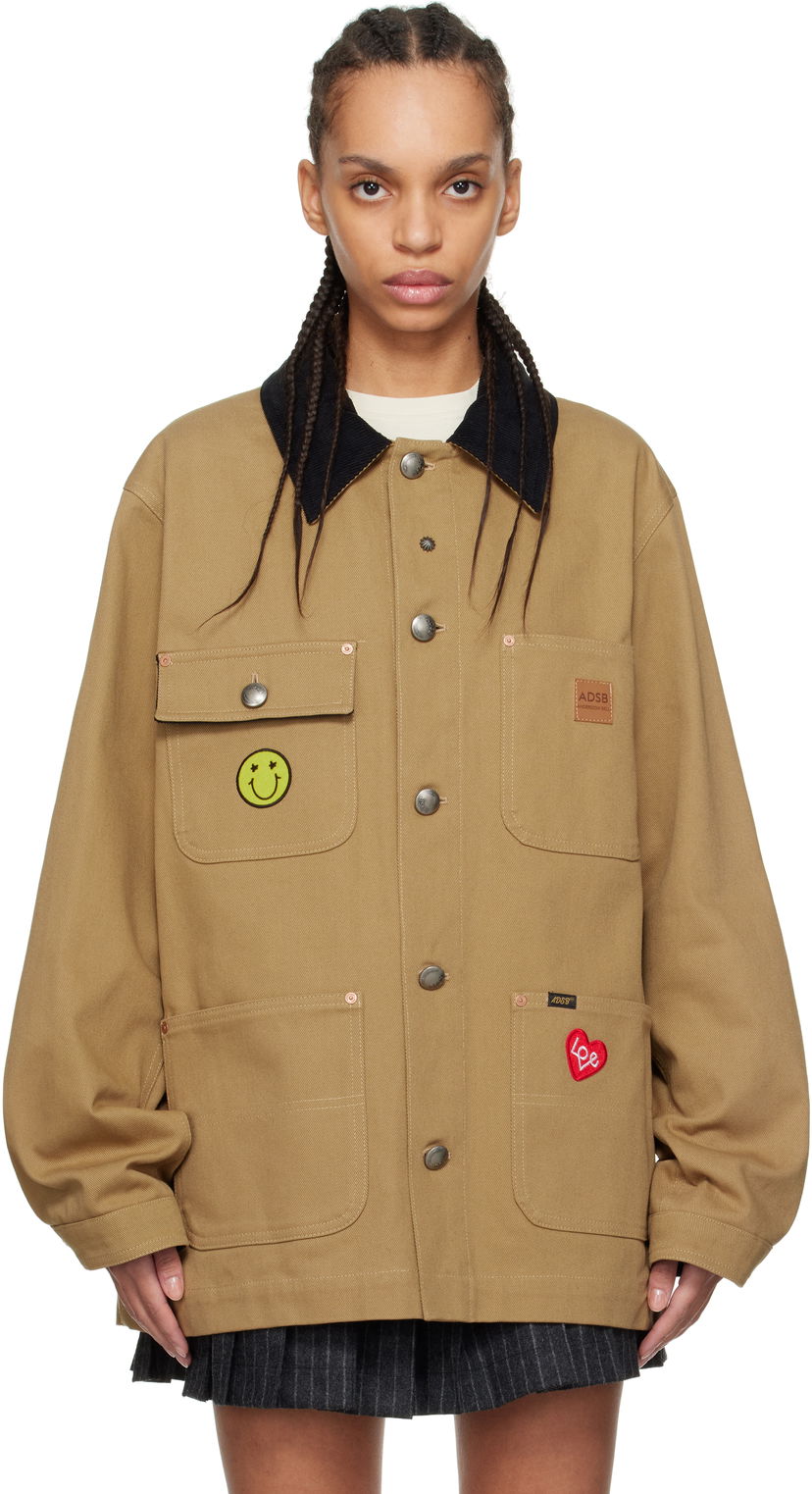 Jacka Andersson Bell Andersson Bell Cotton Chore Jacket Brun | awa678m