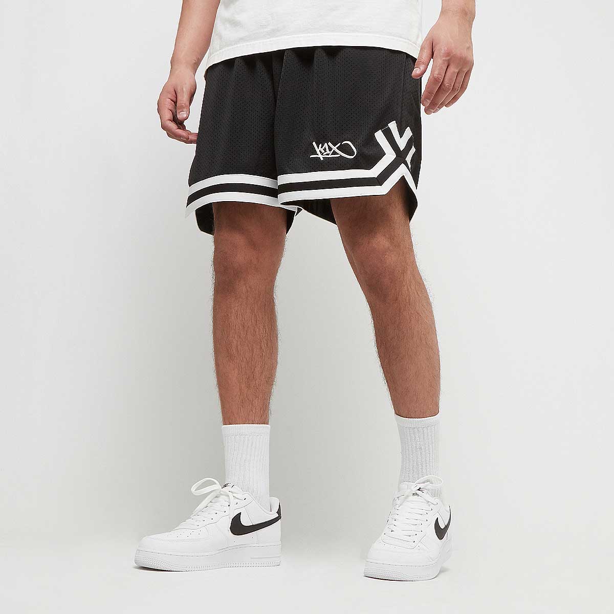 Shorts K1X Double-X Mesh Basketball Shorts Svart | KXM241-043, 0
