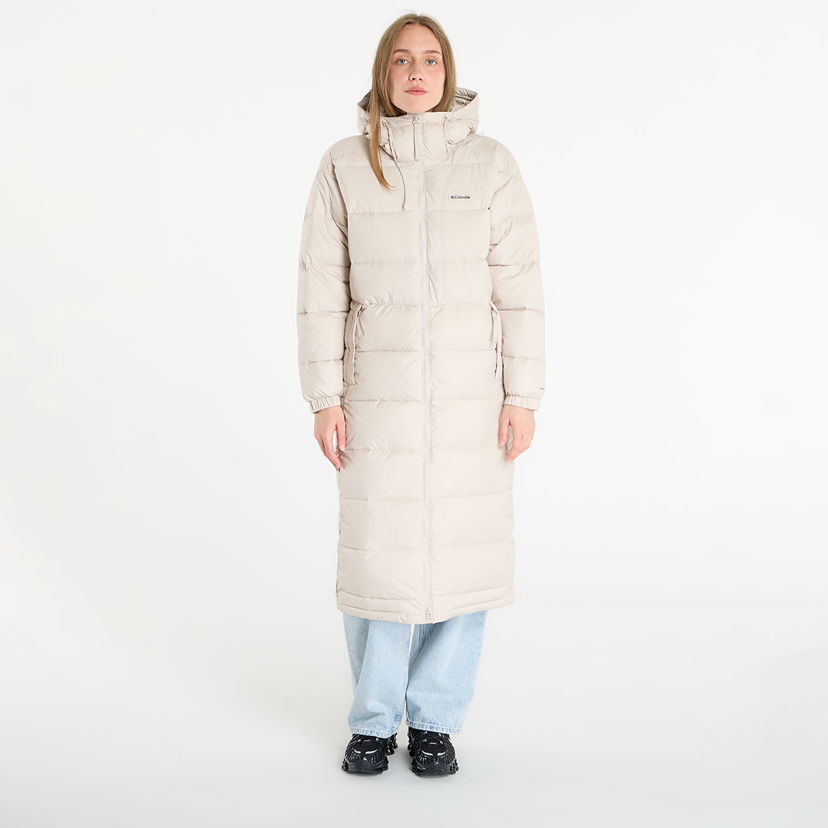 Pufferjacka Columbia Columbia Pike Lake III Long Down Jacket Beige | 2133543278