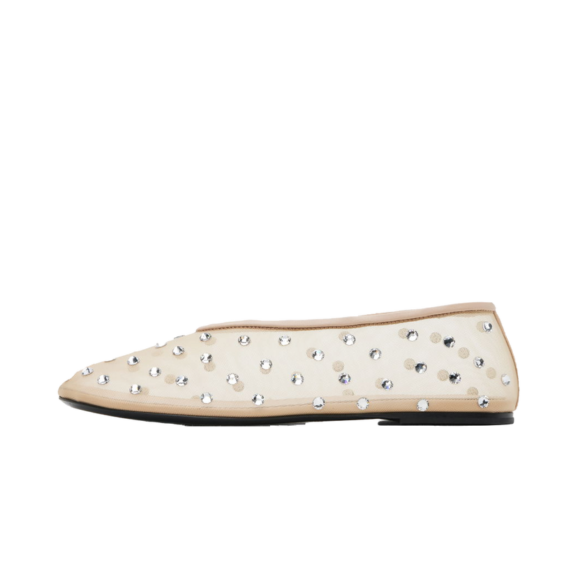 Sneakers och skor Khaite 'The Marcy' Ballerina Flats Beige | F4038-4068
