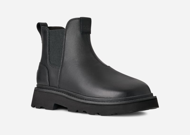 Sneakers och skor UGG UGG Chelsea Lug Leather Boots Svart | 1172990-BLK, 1