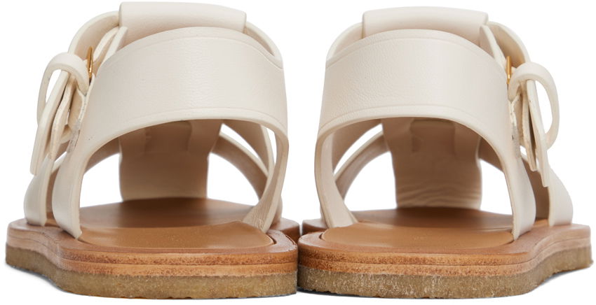 Badkläder The Row The Row Fisherman Sandals Vit | F1343-N60, 1