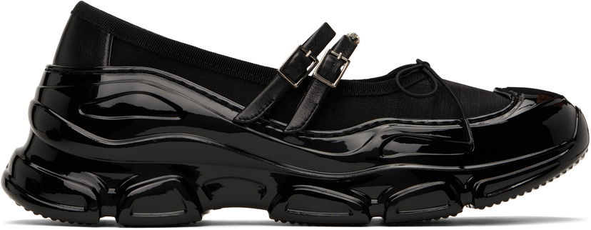 Kläder Simone Rocha Simone Rocha Mesh Tracker Ballerinas Svart | HT20B-M 0804