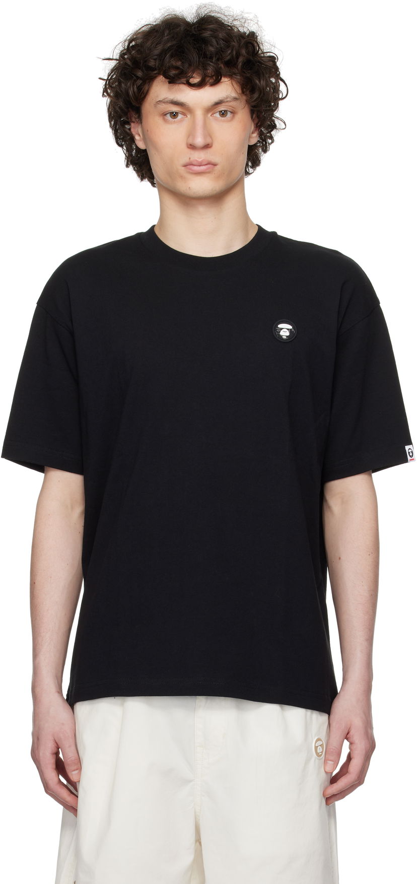 T-shirt AAPE by A Bathing Ape AAPE by A Bathing Ape 'AAPE Now' T-Shirt Svart | AAPTEM1598XXNBKX