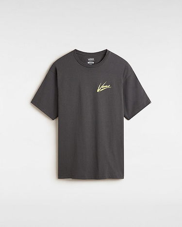 T-shirt Vans Brush Script T-Shirt, Size L Grå | VN000K42EBA, 0