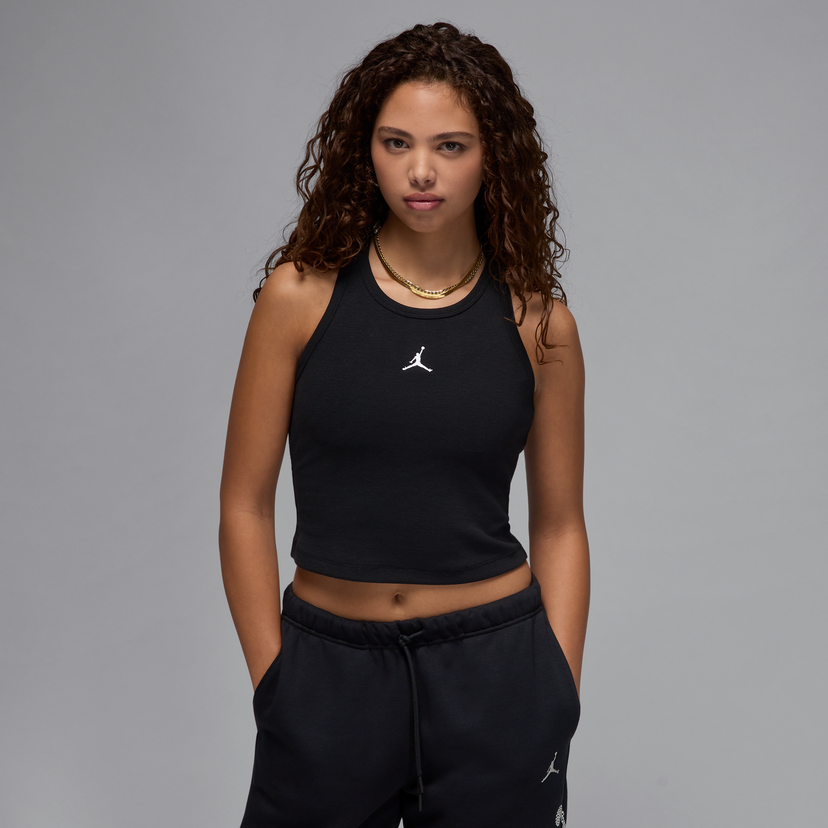 Linne Jordan Jordan Essentials Crop Tank Top Svart | HF9474-010