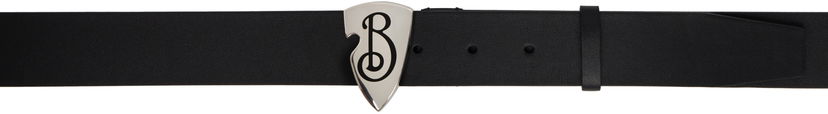 Bälten Burberry Burberry Leather B Shield Belt Svart | 8103791