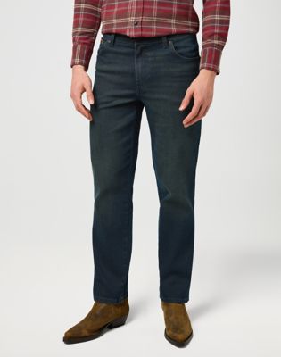 Jeans Wrangler Texas Medium Stretch Straight Jean 42 x34 Blå | 112370858:42:34, 0