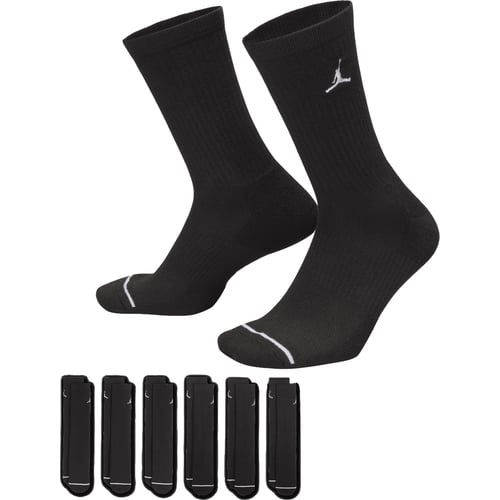 Strumpor Nike Cush Player Crew 6 Pack Socks Svart | HV6228