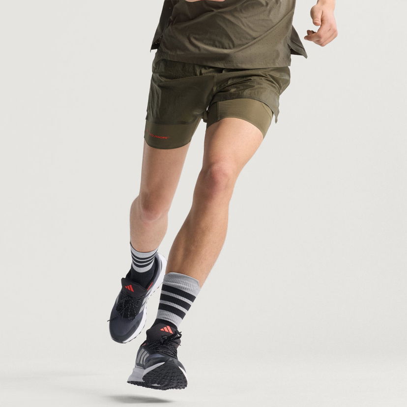 Shorts adidas Performance H.Koumori Adi365 2-In-1 Running Shorts Grön | JY4089