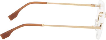 Solglasögon FENDI Fendi First Crystal Glasses Metallisk | FE5116US@58030 192337204203, 1