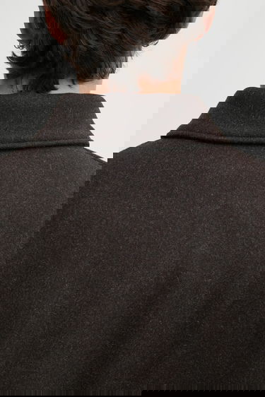 Bomberjacka Drôle de Monsieur Wool Blend Bomber Jacket with Faux Fur Collar Brun | I.JT242.WO043, 7