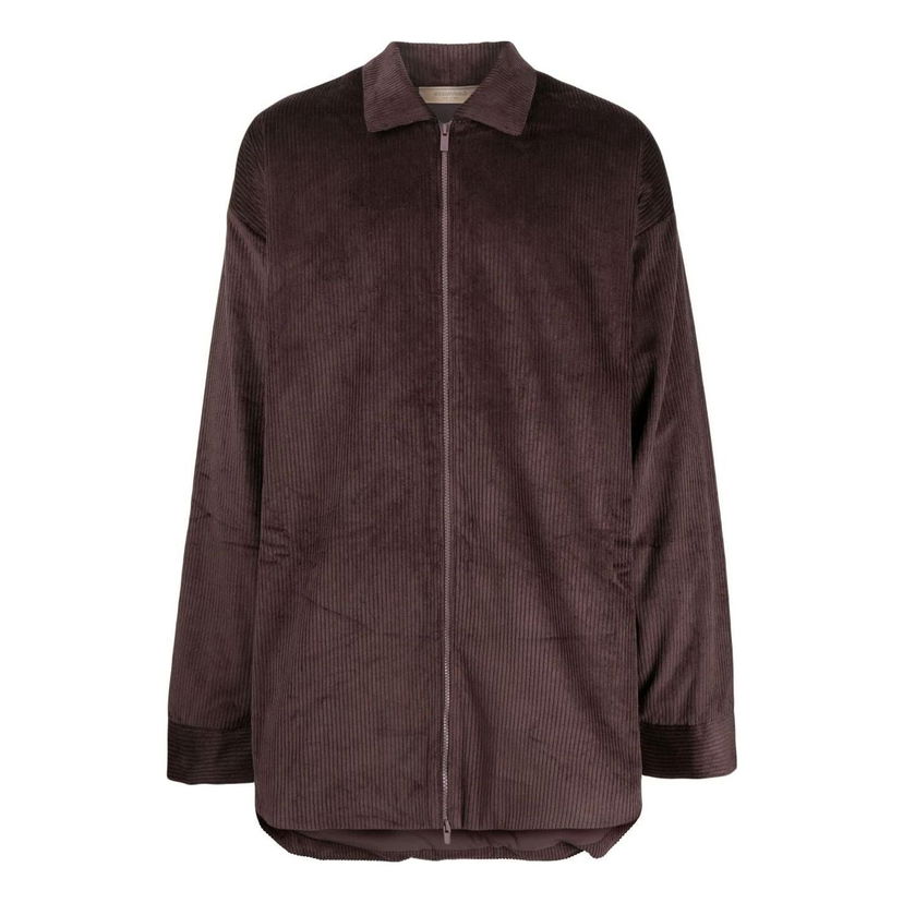Jacka Fear of God Essentials Corduroy Shirt Jacket Brun | 202BT224125F