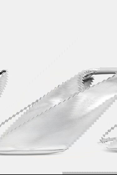 Handväska Maison Margiela MM6 Maison Margiela Metallic Crossbody Bag Metallisk | SB6WD0026.P8496.T9002, 0