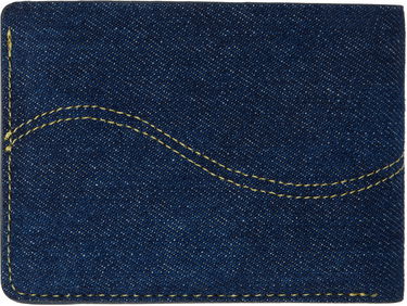 Plånbok Dime Cursive Bifold Denim Wallet Mörkblå | DIMEHO2431IND, 1