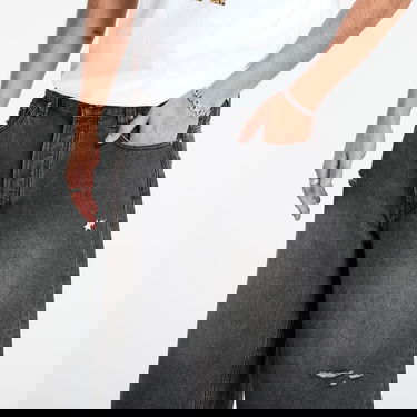 Shorts BAPE Sta Relaxed Fit Denim Shorts Grå | 001DSL801302MBLK, 1