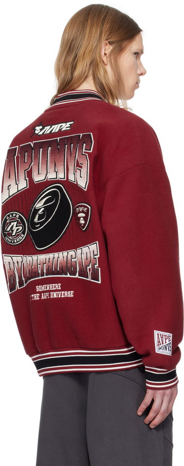 Bomberjacka AAPE by A Bathing Ape AAPE By A Bathing Ape Main Bomber Jacket Röd | AAPSWMB351XXNBDX, 2