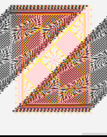 Heminredning Dolce & Gabbana Dolce & Gabbana Silk And Wool Blanket - Plaid Flerfärgad | TCE012TCAB6UC072, 0