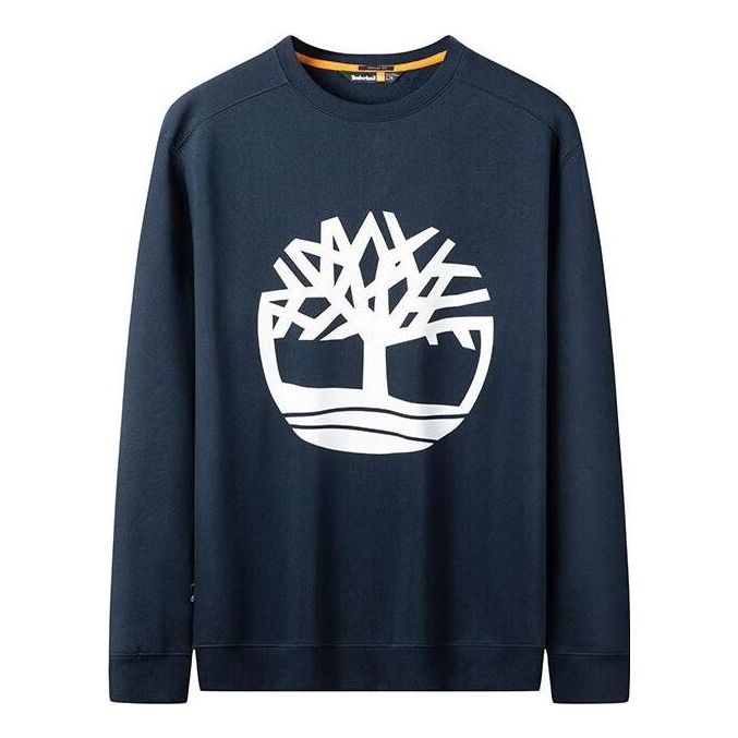 Sweater Timberland Tree Logo Long Sleeve Blå | A277C-U10
