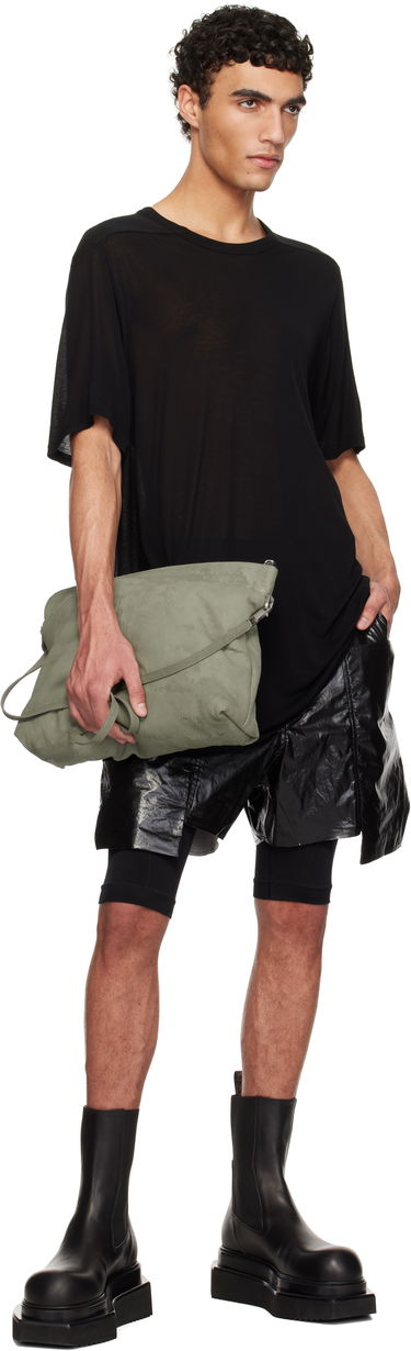 T-shirt Rick Owens Rick Owens Hollywood Level T-Shirt Svart | RU01E5264 JS, 3